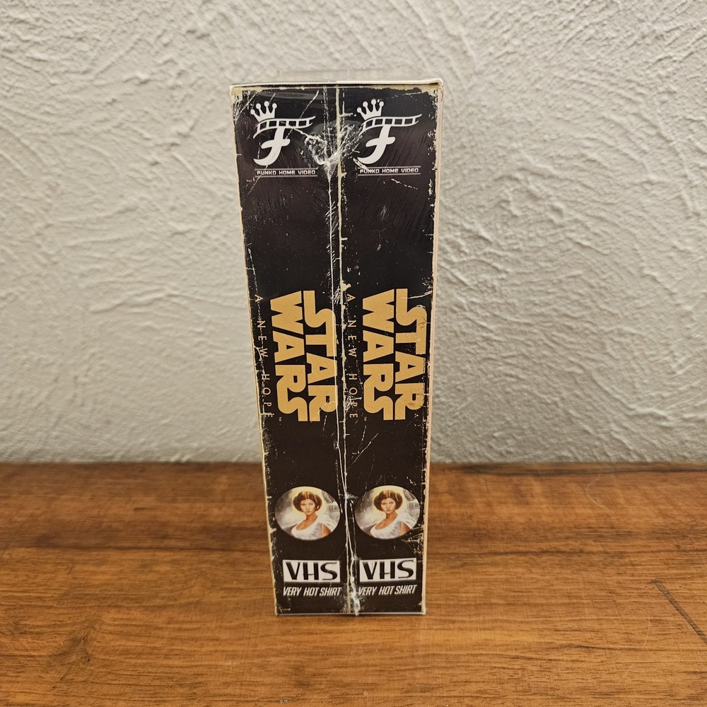Funko Home Video Star Wars: A New Hope Size Med T-Shirt Retro VHS Box Sealed NEW - Picture 4 of 6